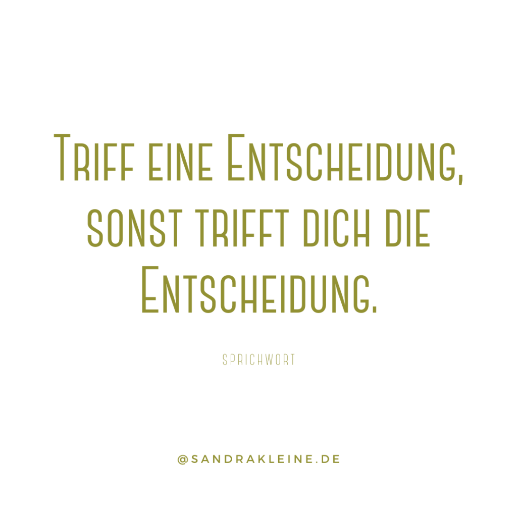 Wie du für dich gute Entscheidungen treffen kannst