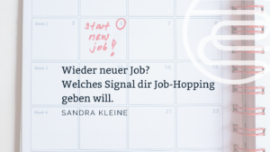 Kalender neuer Job - Job Wechsel
